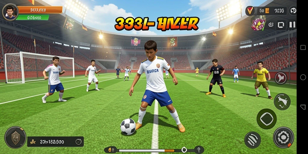 Screenshot gameplay 33L menampilkan aksi olahraga yang seru dan menegangkan.
