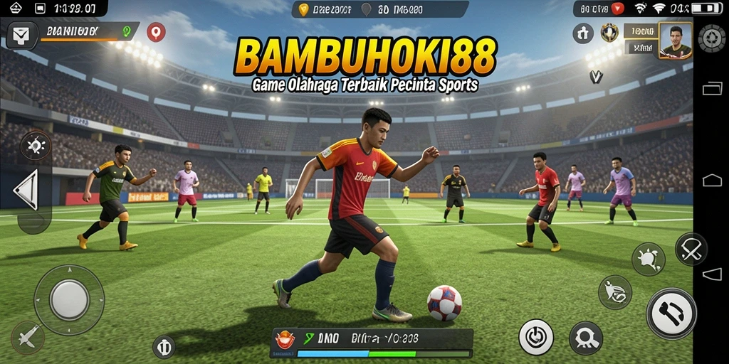 Tampilan gameplay seru dan kompetitif dalam BAMBUHOKI88.