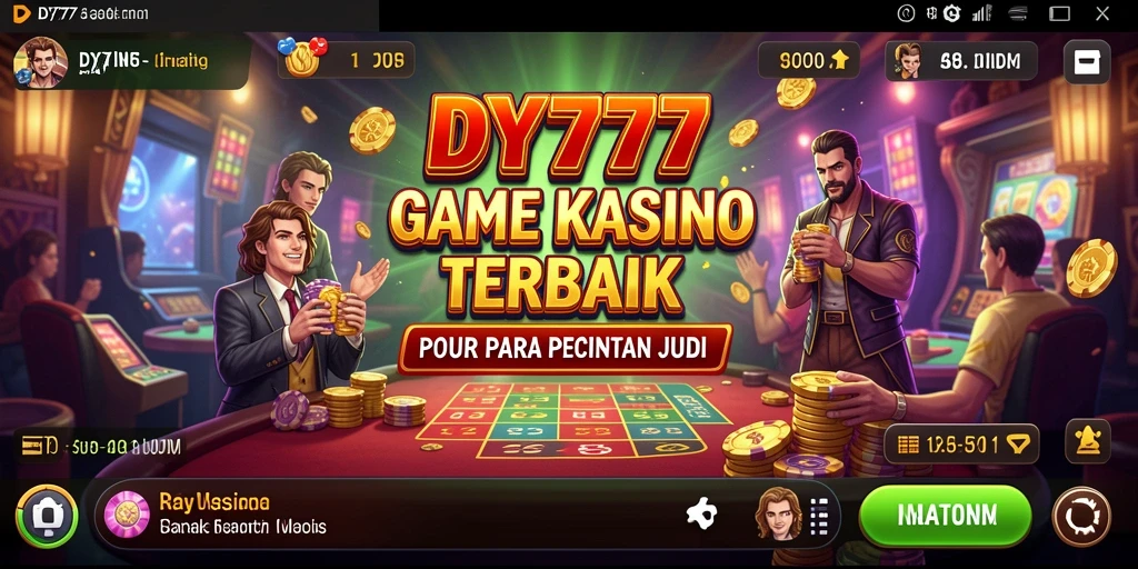 Tampilan menarik dari gameplay Kasino di DY777.