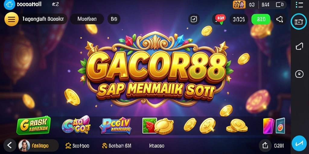 Tampilan menarik dari gameplay Slot GACOR88