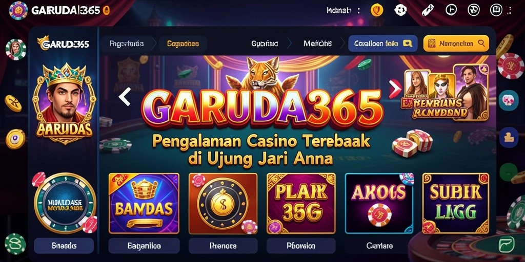 Tampilan gameplay GARUDA365 yang mengasyikkan dan interaktif.