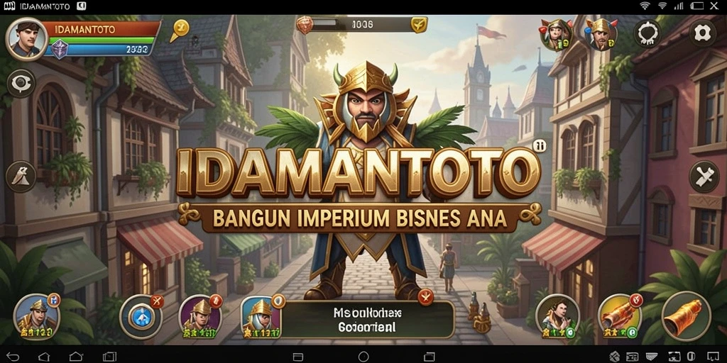 Screenshot utama IDAMANTOTO menampilkan gameplay yang seru dan strategis.