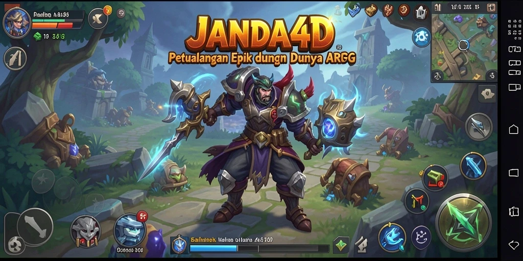 Tangkapan layar gameplay <strong>JANDA4D</strong> menampilkan pertarungan seru dengan karakter yang penuh aksi.