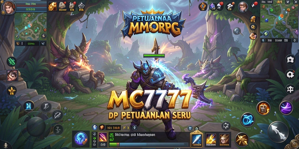 Tampilan gameplay menarik dalam dunia fantasi MC777 dengan pertempuran seru.