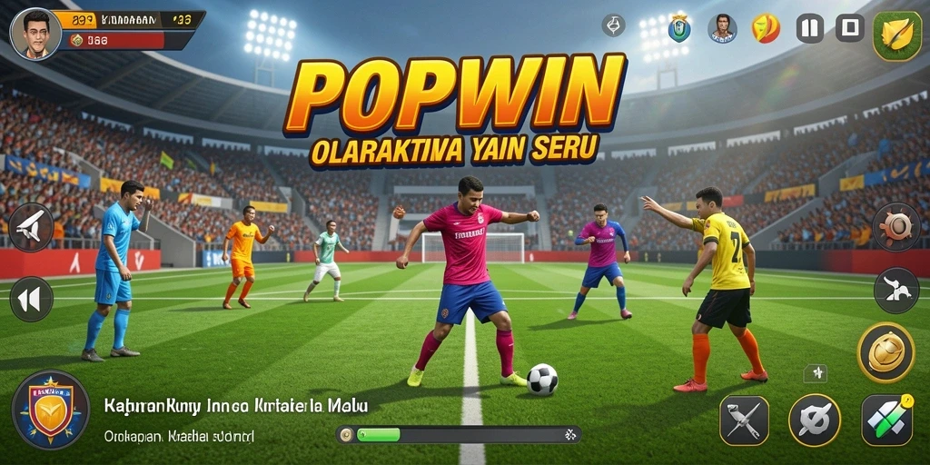 Gameplay seru dan interaktif dari POPWIN dalam olahraga.
