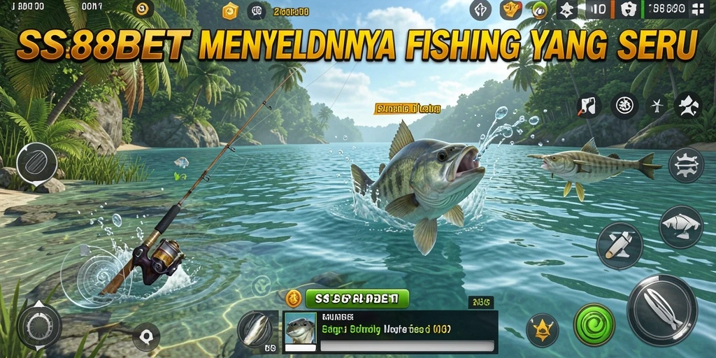 Tampilan gameplay menakjubkan dari SS88BET yang menawarkan pengalaman memancing seru.