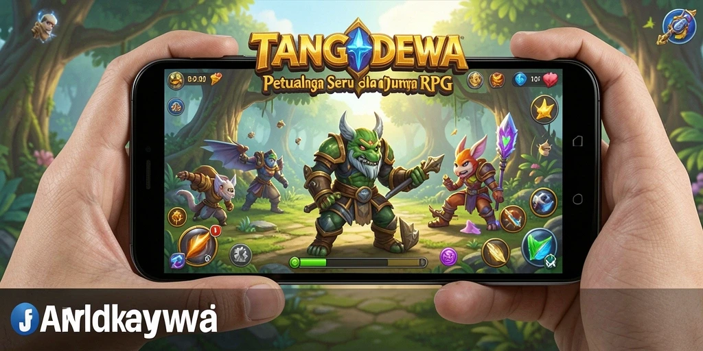 TANGANDEWA menampilkan aksi seru dan strategi dalam pertarungan RPG.