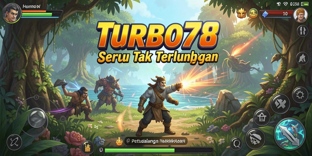 Tampilan menarik dari gameplay petualangan TURBO78 yang menantang.