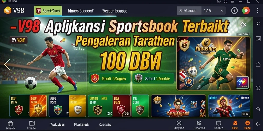 Tampilan menarik dari gameplay Sportsbook V98 yang mendebarkan.