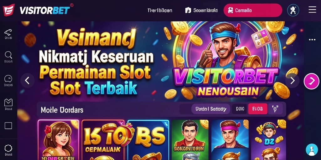 Gameplay seru dan menarik dari VISITORBET dalam slot.